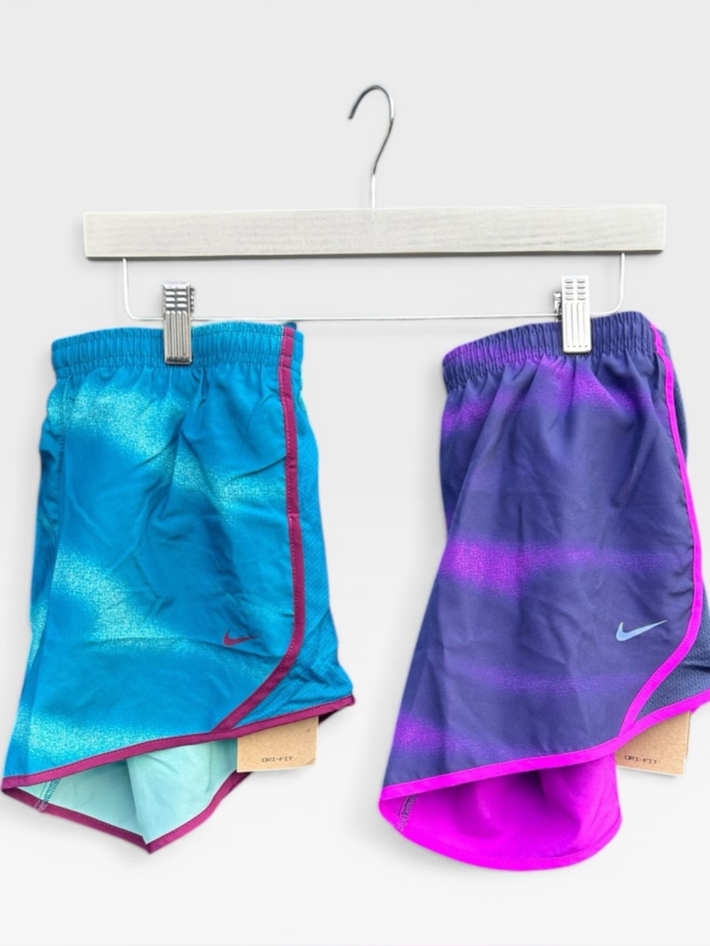 Nike Dri-FIT Tempo Running Shorts Bundle Kids Girls Large LG 2-Pack NWT
